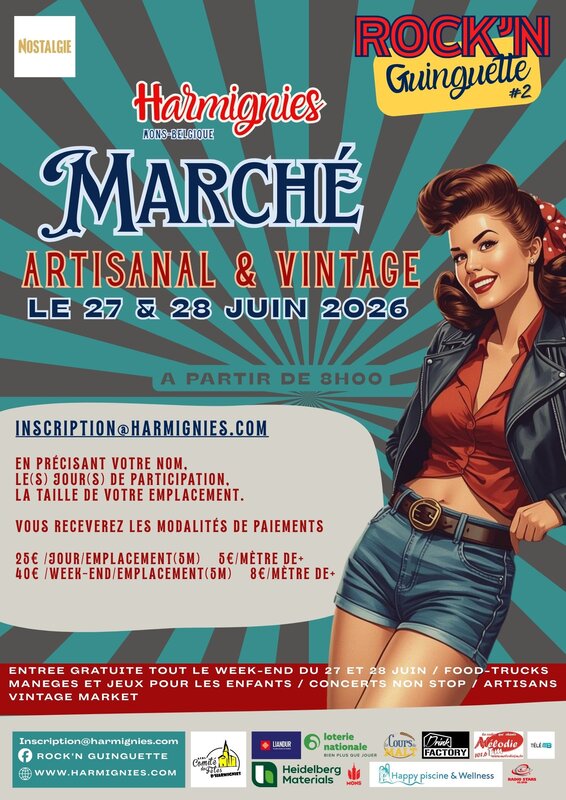 Loisirs Marché Artisanal Vintage  Rock n Guinguette 