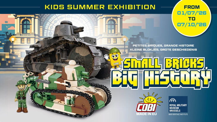 Expositions Cobi : Petites briques, grande histoire 