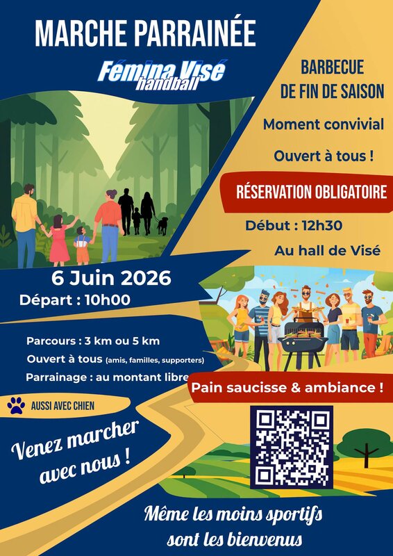 Loisirs Venez Marcher pour fémina Visé handball