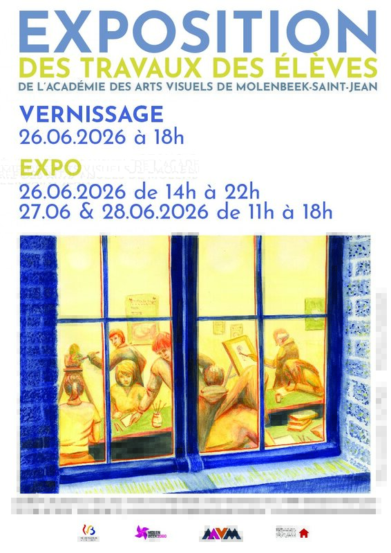 Expositions Exposition travaux élèves l Académie arts visuels Molenbeek