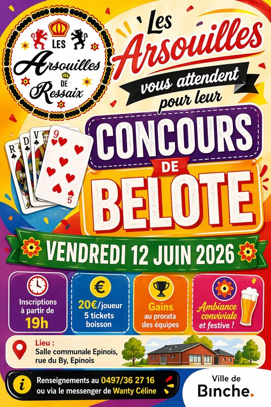 Loisirs Concours belote Arsouilles