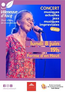Spectacles Concert Musiques Actuelles & Jazz Musiques Improvisées