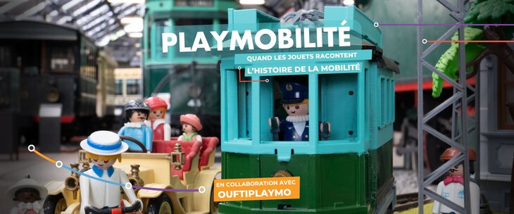 Expositions Playmobilité : dioramas Playmobil cœur Musée Transports