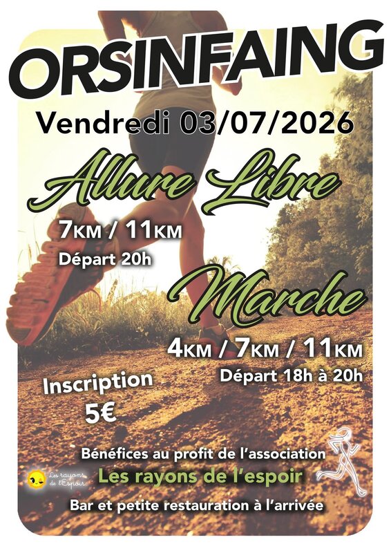 Loisirs Allure libre marche d Orsinfaing