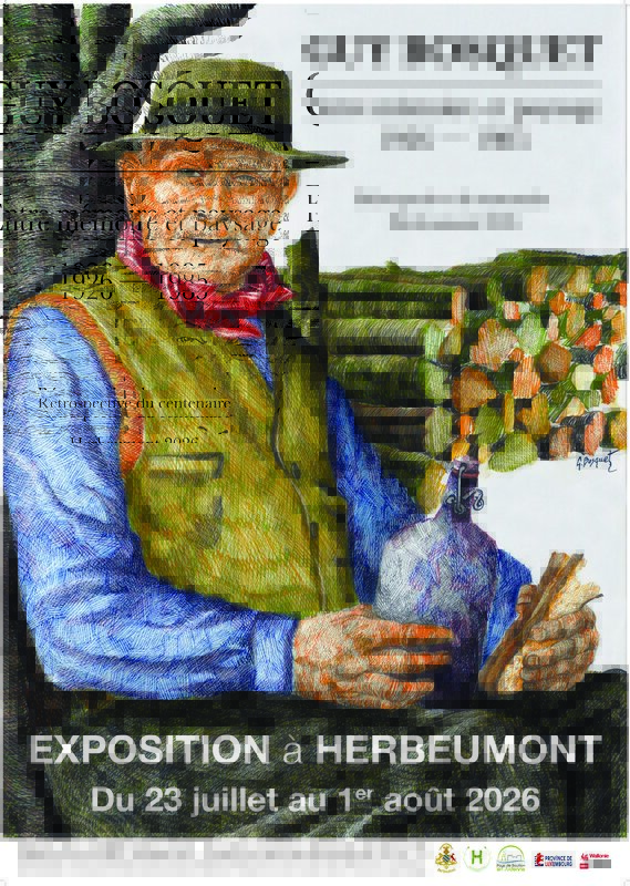 Expositions Expo Bosquet Entre mémoire paysages» la salle Vivy d’Herbeumont