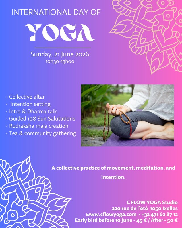 Stages,cours International of Yoga