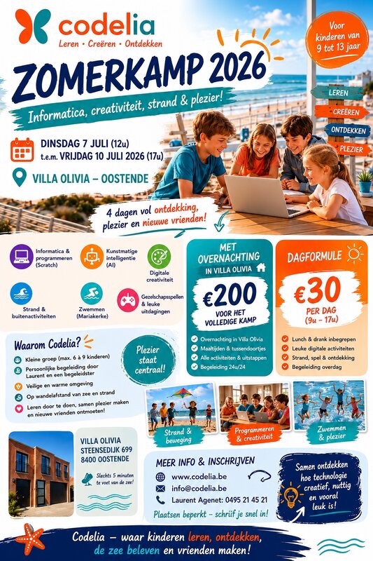 Stages,cours Découverte numérique la - Codelia