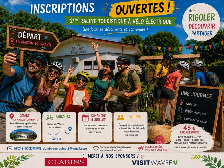Loisirs Rallye touristique vélo  électrique  