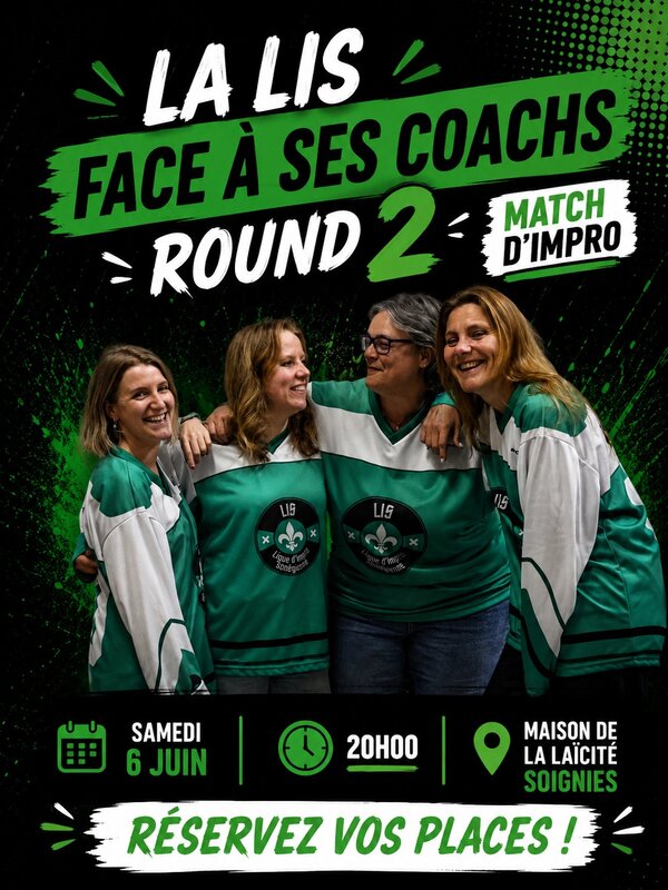 Spectacles Match d Improvisation : Lis  reçoit coachs - Round 2