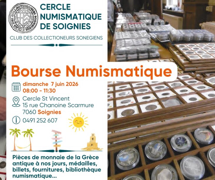 Loisirs Bourse mensuel numismatique