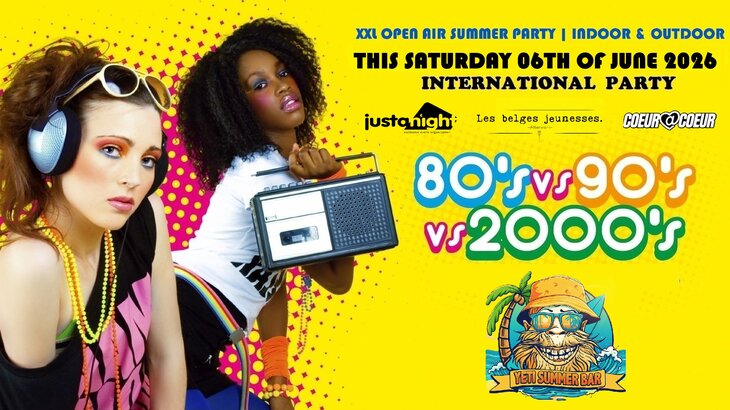 Soirées Open Party | indoor & outdoor | Belges Jeunesses