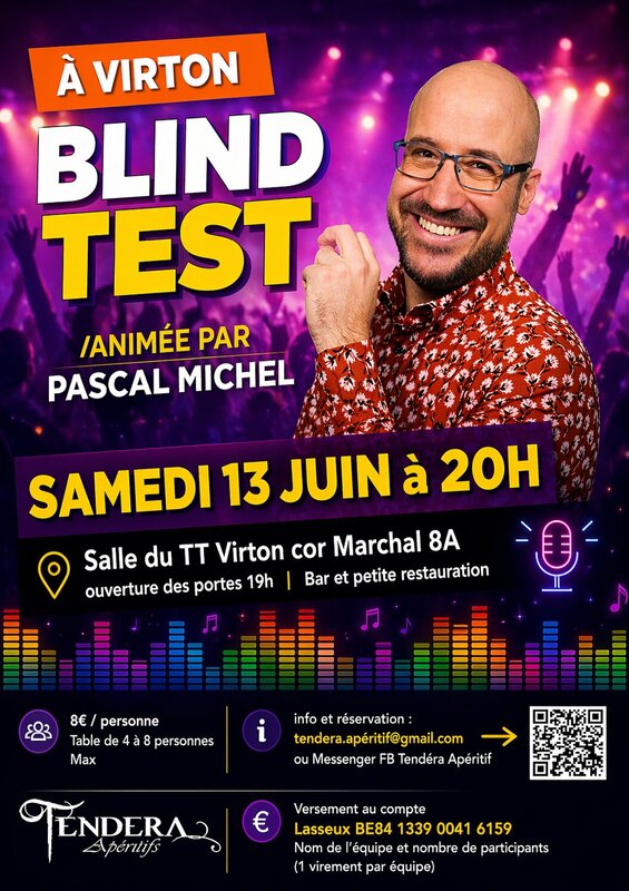 Soirées Blind Test animé Pascal Michel