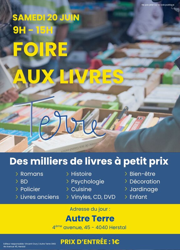 Loisirs Foire Livres Terre