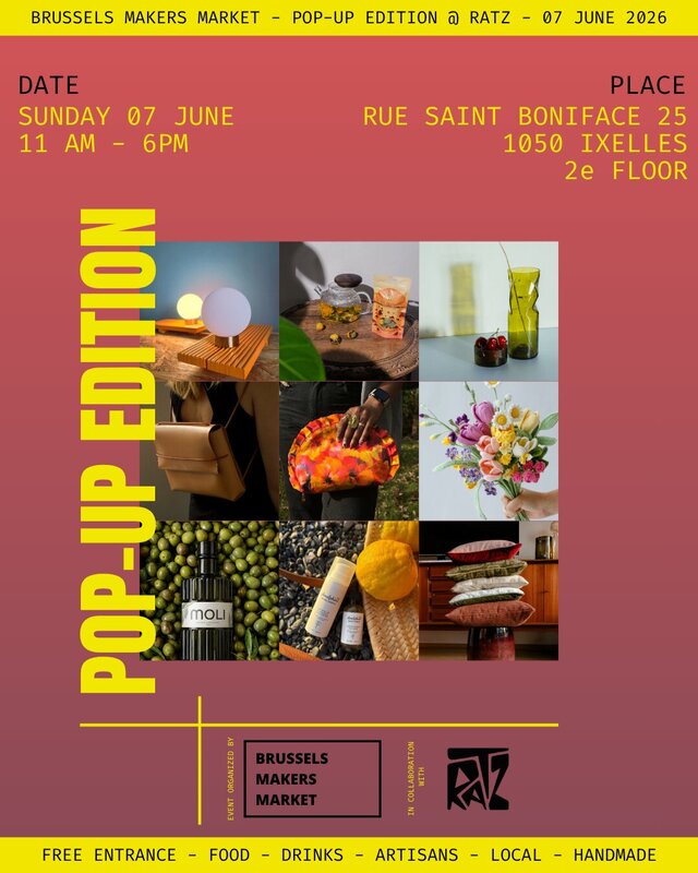 Loisirs Brussels makers market pop-up edition