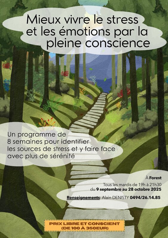Stages,cours Cycle pleine conscience (MBSR)