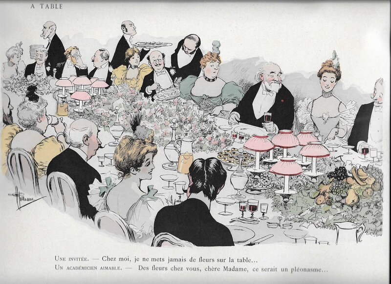 Soirées A table bourgeois