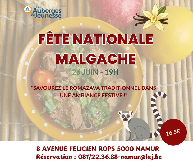 Loisirs Repas Malgache l Auberge