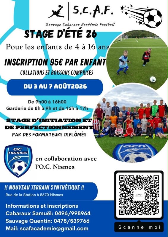 Stages,cours Stage été Football pour jeunes