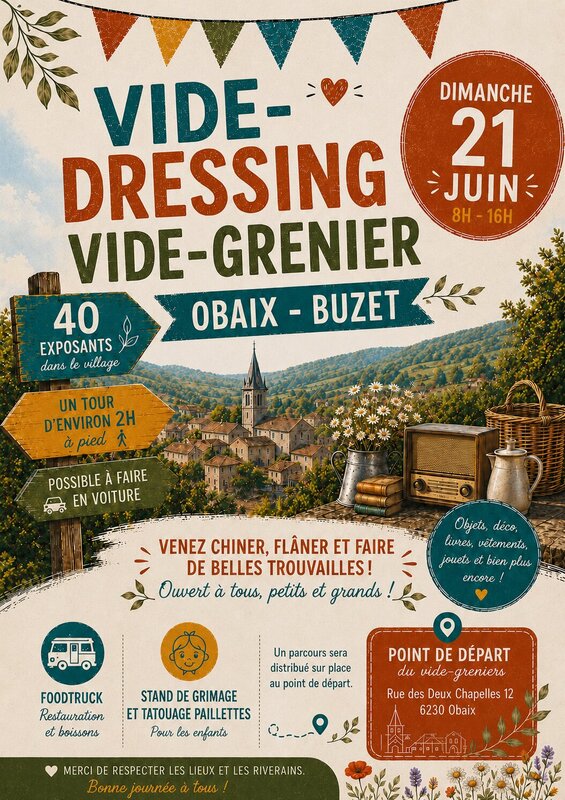 Vide-Greniers d Obaix - Buzet