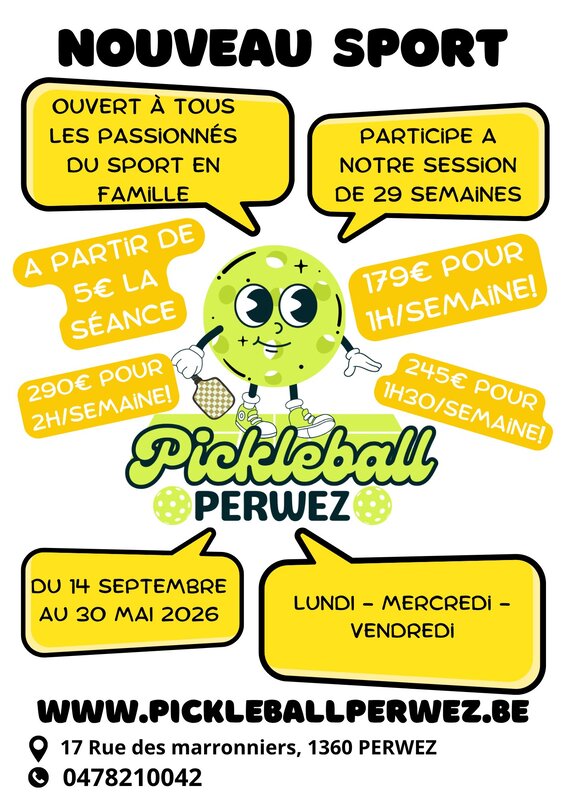 Stages,cours Cours pickleball enfants adultes