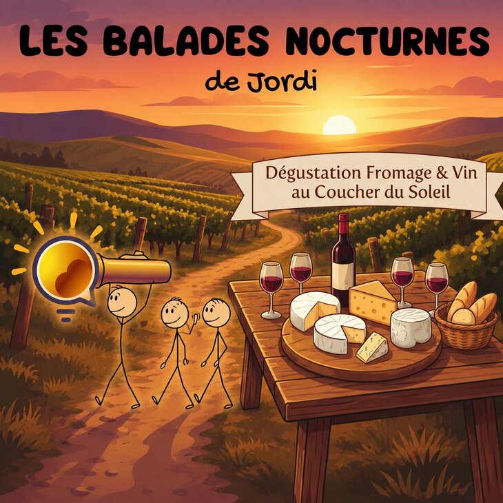 Soirées Balade Nocturne dégustation fromages