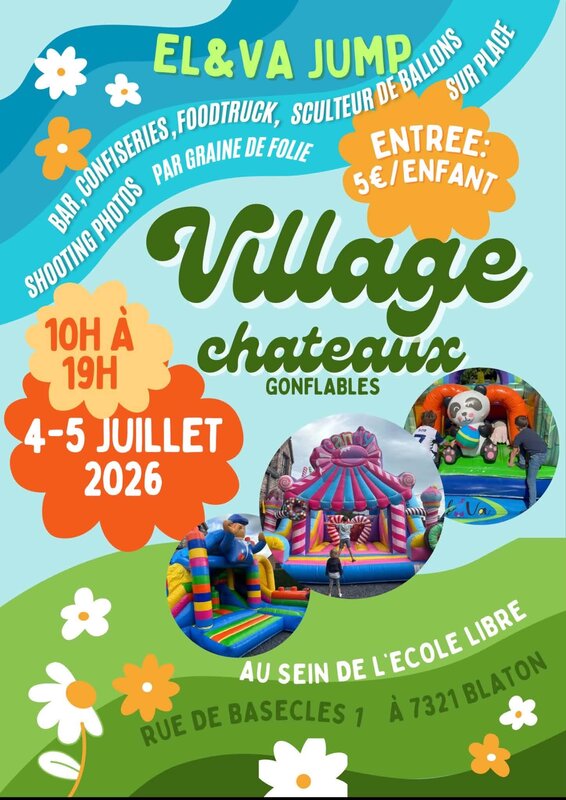 Loisirs Village chateaux gonflables