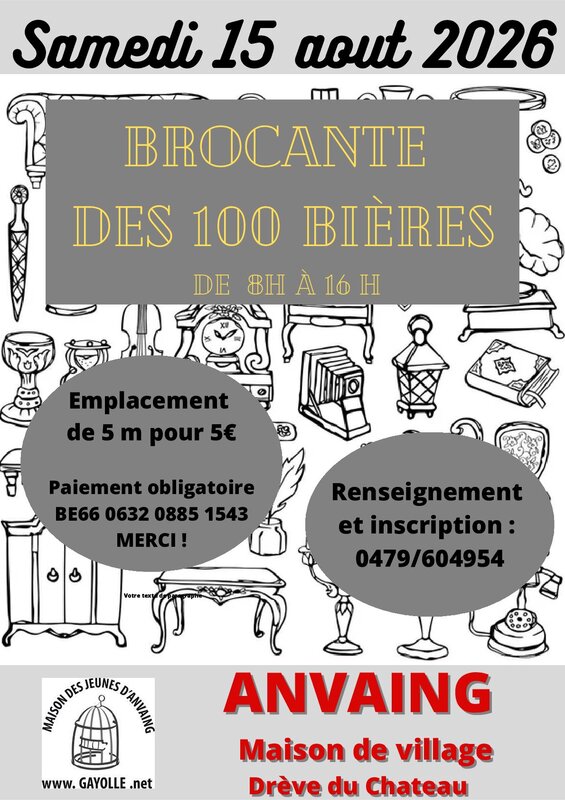  Brocante 100 bières