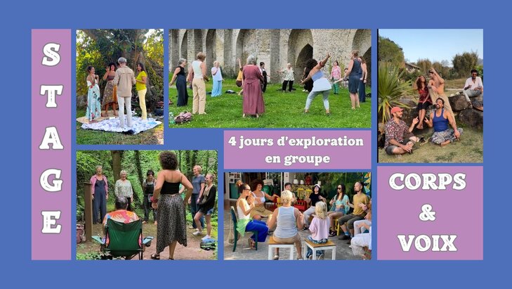 Stages,cours Stage d exploration vocale chant groupe