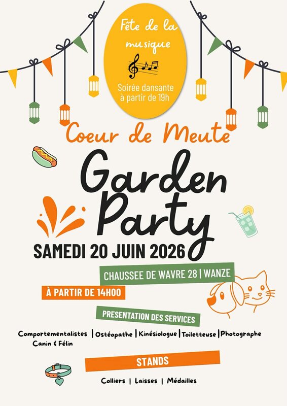 Loisirs Garden Party Cœur Meute