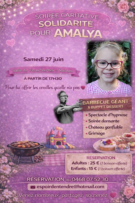 Soirées Soirée caritative pour Amalya