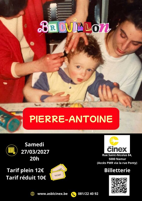 Spectacles Pierre-Antoine : Brouillon