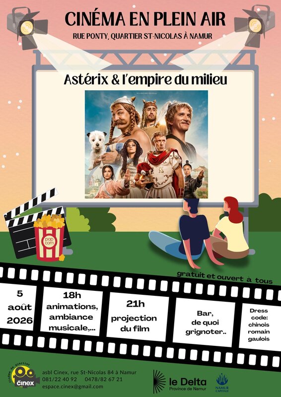 Spectacles Cinéma plein : Astérix & l empire milieu