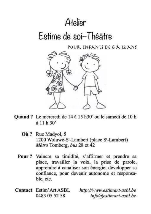 Stages,cours Théâtre-estime soi