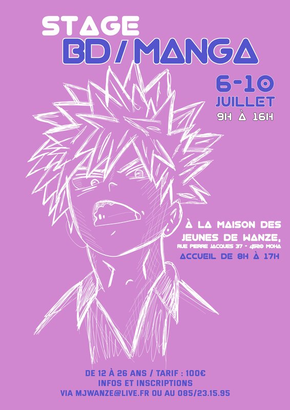Stages,cours Stage Bd/manga