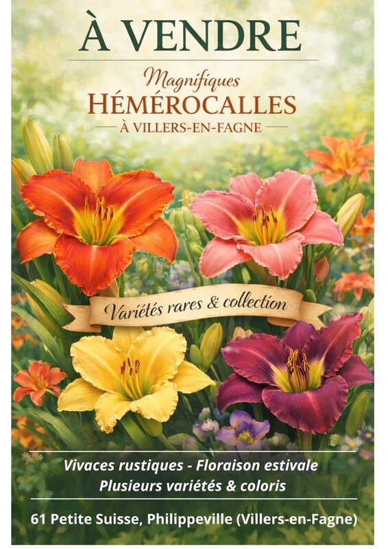 Loisirs Porte ouverte jardin hémérocalles