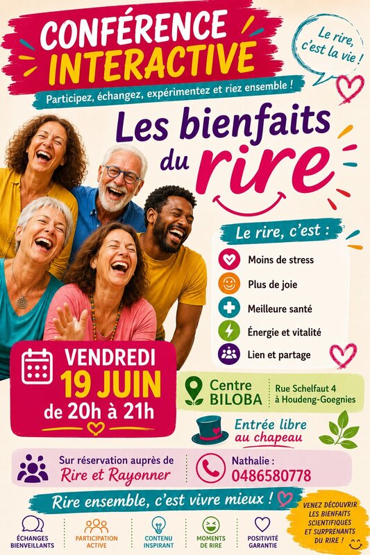 Conférences Conférence Interactive les bienfaits rire