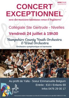 Concerts Concert des jeunes musiciens talentueux venus d Angleterre
