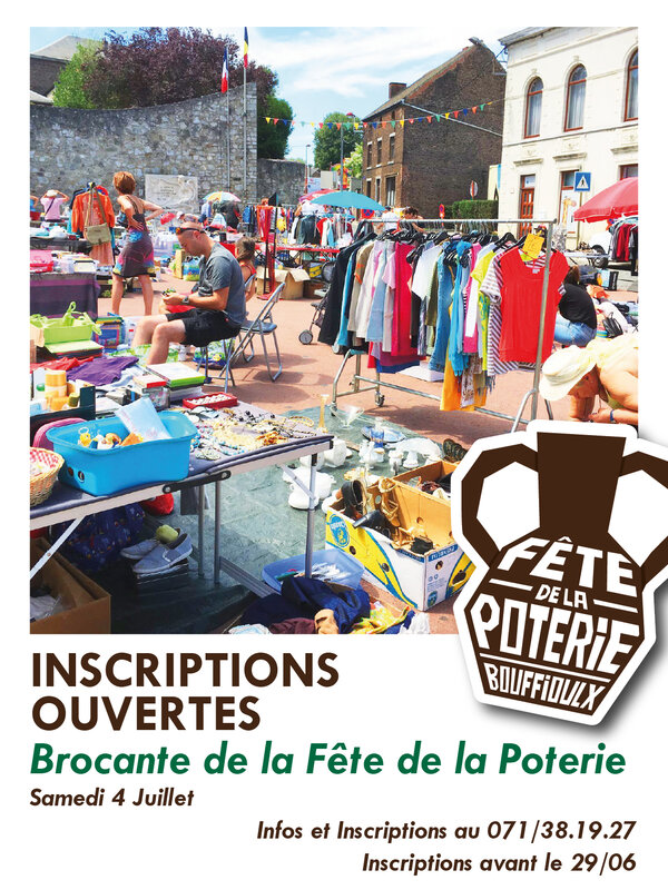  Brocante la Fête la Poterie Bouffioulx