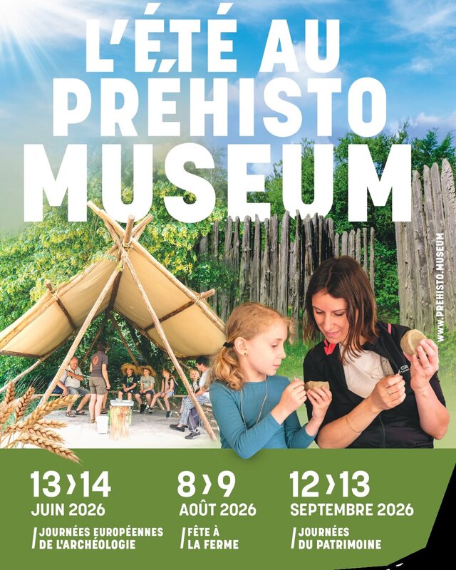 Loisirs Les vacances d été Préhistomuseum 