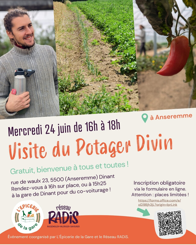 Loisirs Visite potager divin