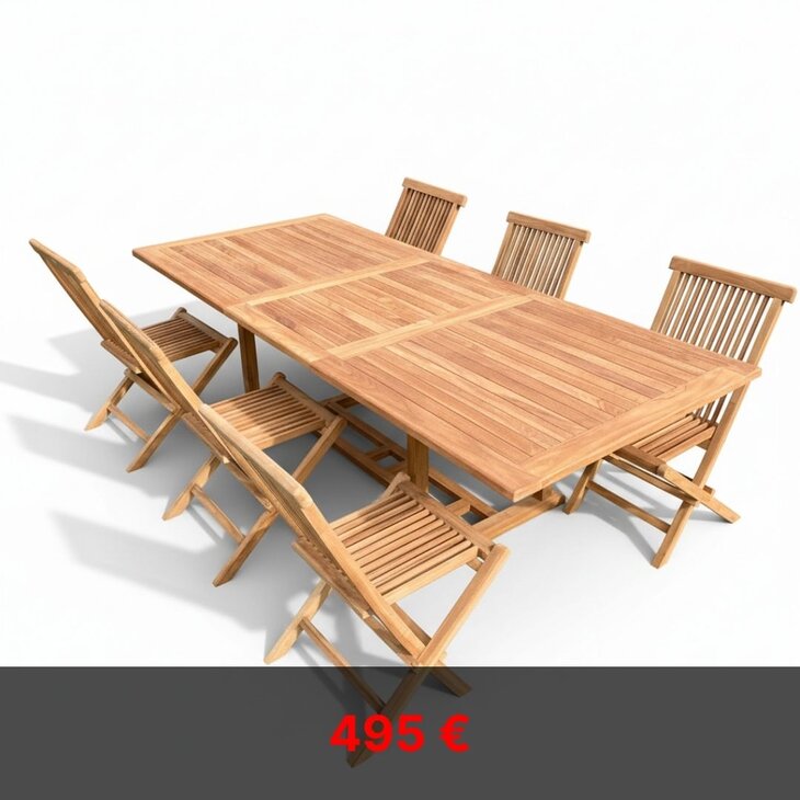 Loisirs Portes Ouvertes - Meubles jardin teck