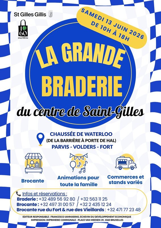  La Grande Braderie Saint-Gilles sa brocante