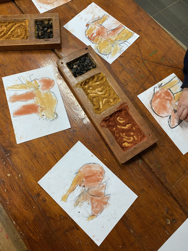 Stages,cours Atelier - Peinture préhistorique