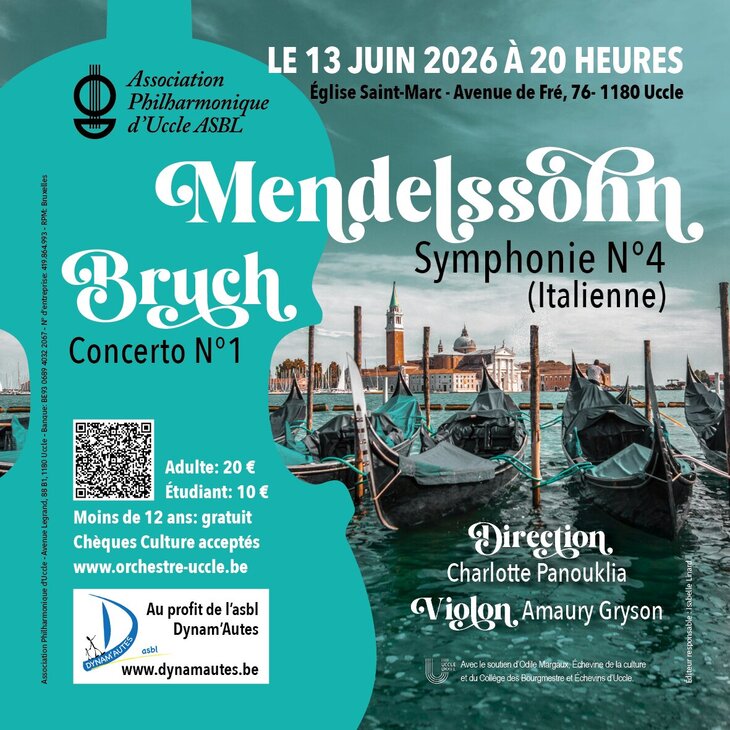 Concerts Concert Mendelssohn - Bruch profit Dynam Autes