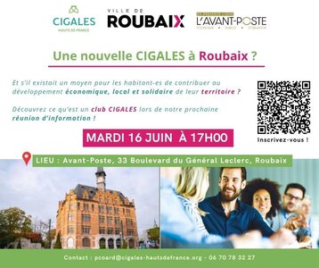 Conférences Une nouvelle CIGALES Roubaix ?