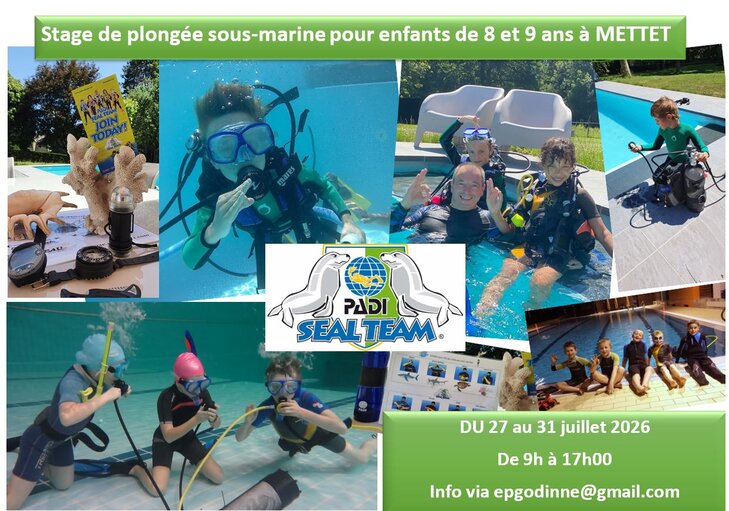 Stages,cours Stage enfant Plongée Sous-Marine
