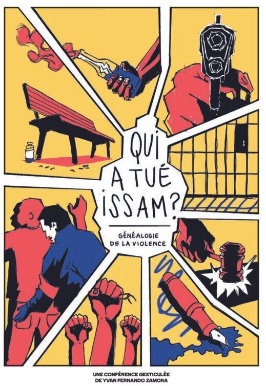 Conférences Conférence gesticulée  Qui a tué Issam? 