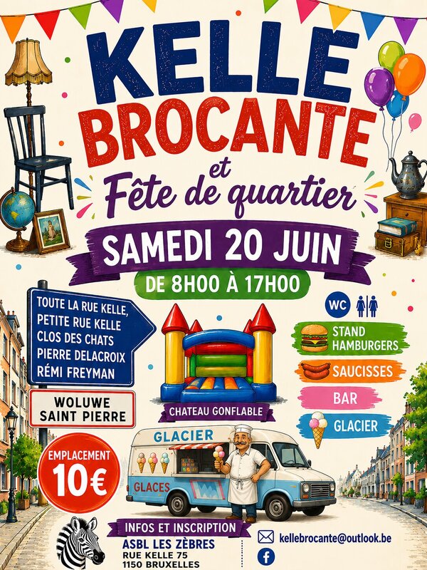  Brocante annuelle fête quartier