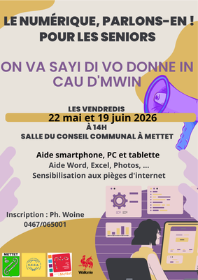 Stages,cours Aide numérique pour séniors