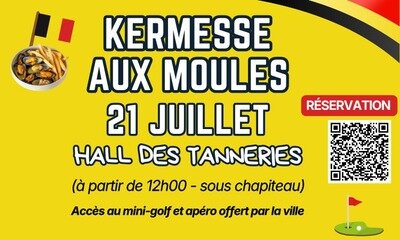 Loisirs Kermesse moules - Fête Nationale